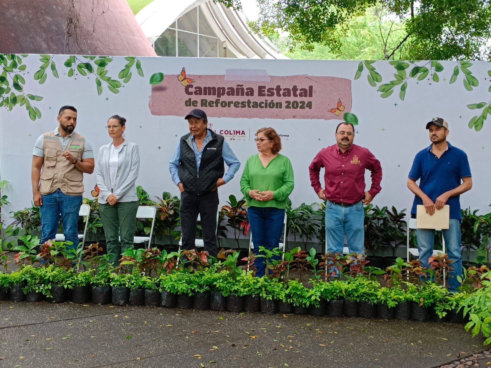 Gobierno Colima inició campaña de donación de plantas